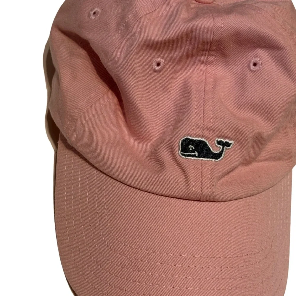 Vineyard Vines Light Pink Whale Cap –‎ Adjustable Cotton, Pre-Loved